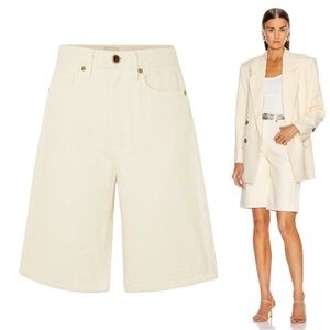 Khaite Mitch denim shorts